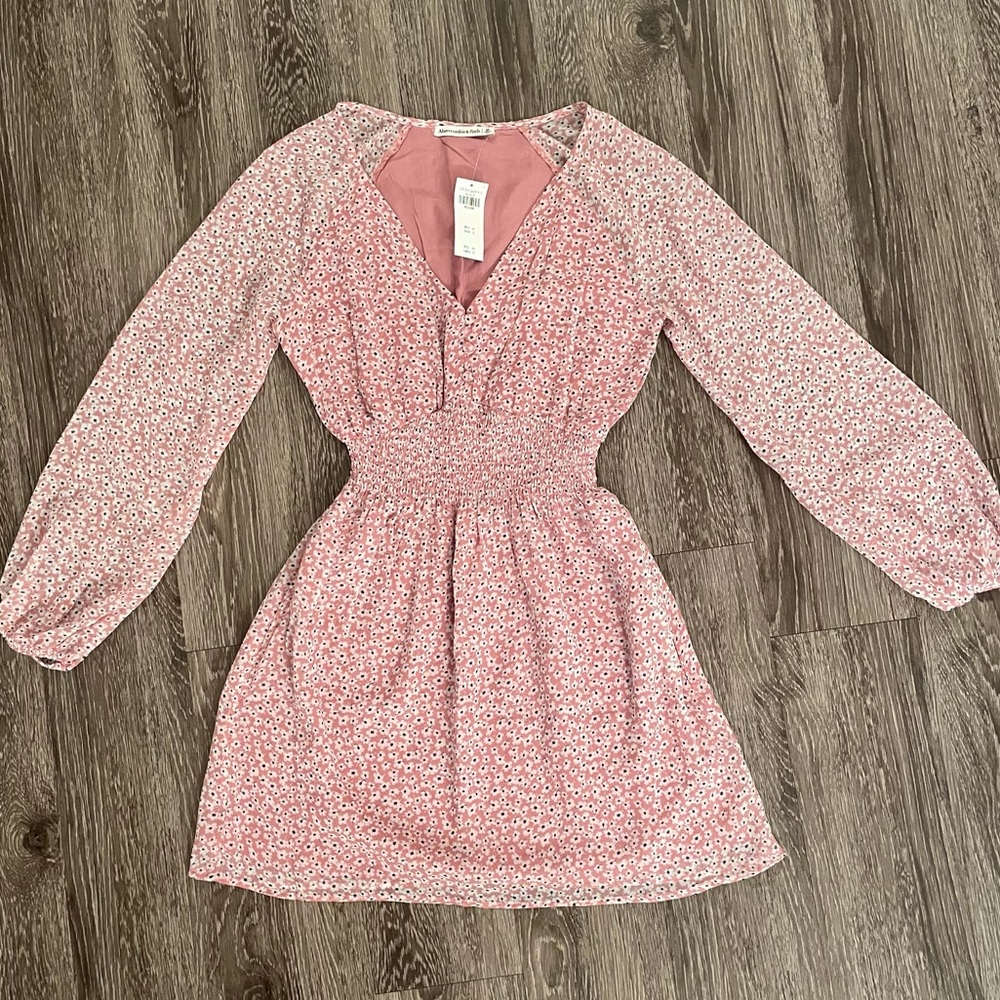 Abercrombie and Fitch pink floral dress